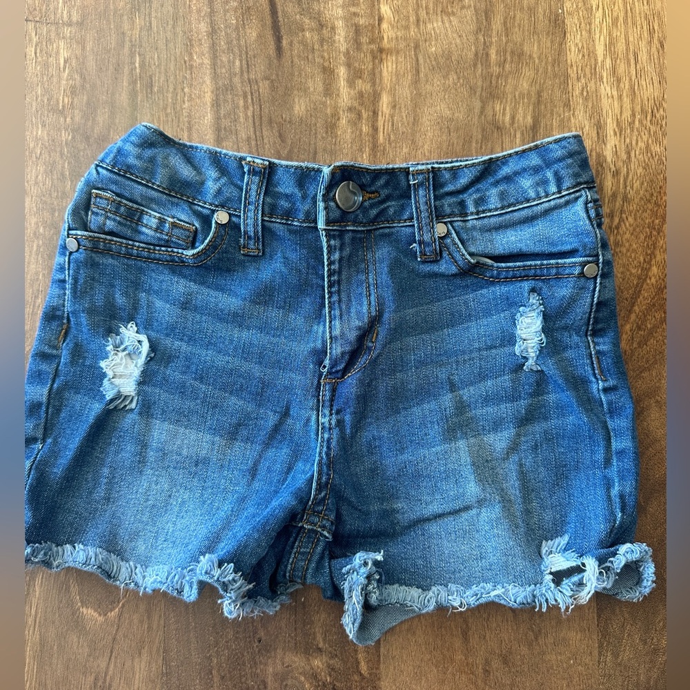 Joe’s Jeans Girls Distressed Denim Shorts Size 10 -C